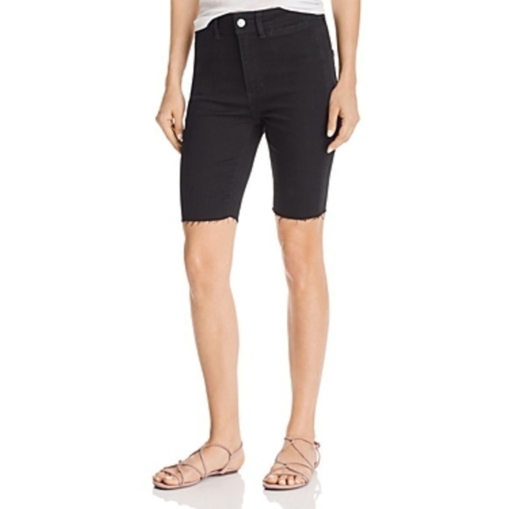Free People So Chic Stretch Black Biker Shorts Size 25